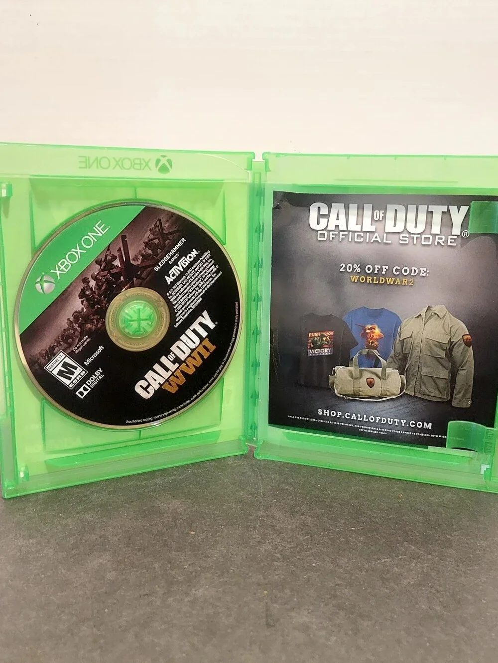 Call of Duty WWII Microsoft Xbox One X Enhanced Complete Call Of Duty Ww2